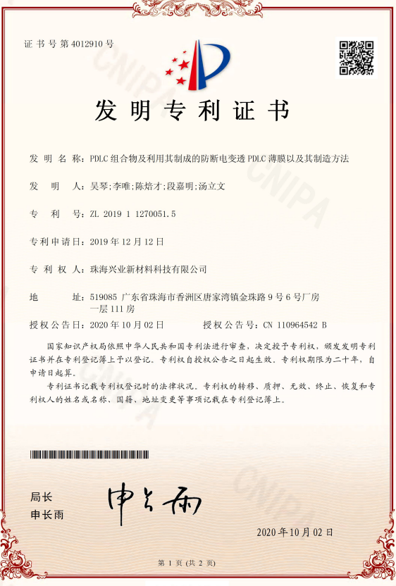 PDLC组合物以及利用其支撑的防断电变透PDLC薄膜以及其制造方法