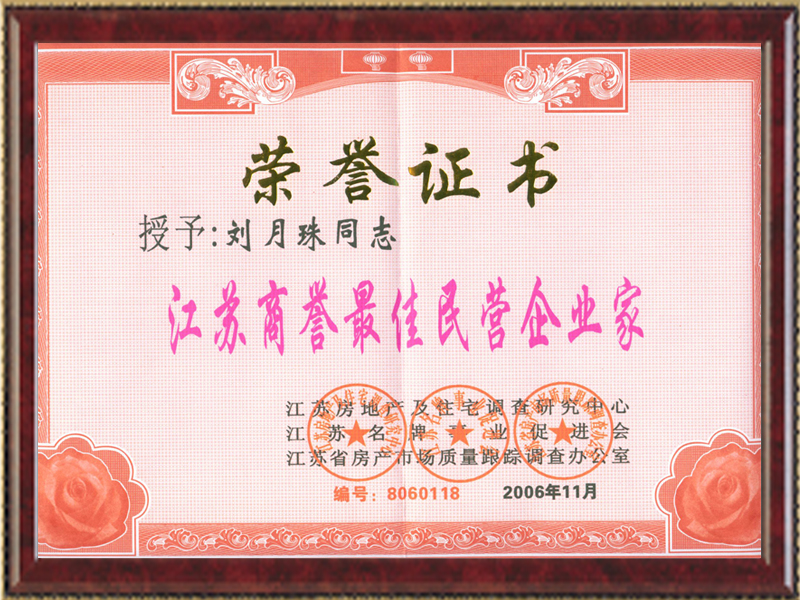 江蘇最佳民營企業(yè)