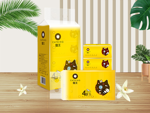 酷貓4包360張軟抽 （M182）