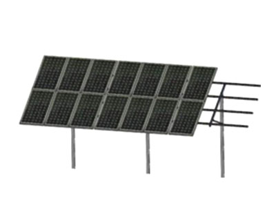 太陽能單柱并列地面支架系統
