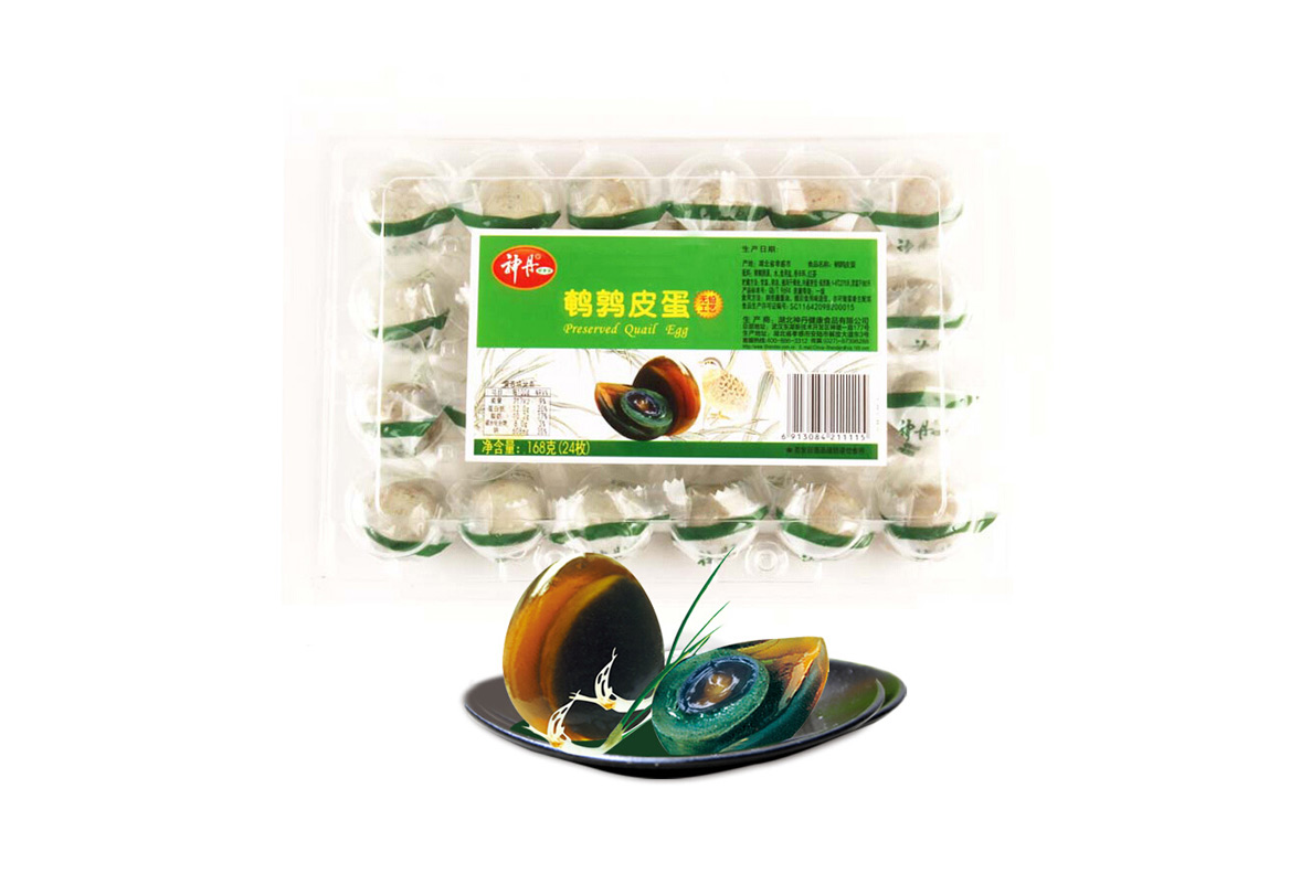 24 preserved quail eggs