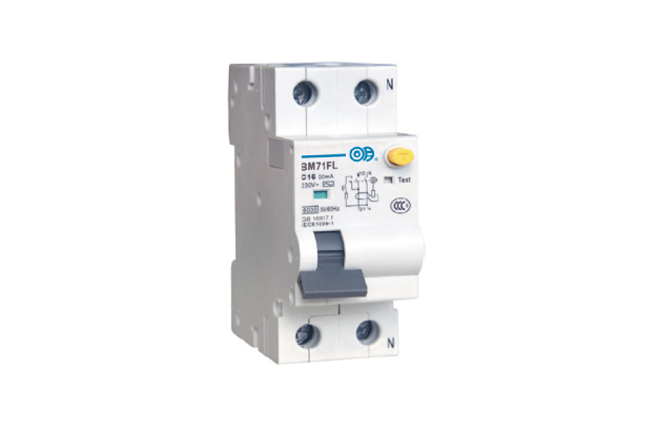 BM71FL series residual current operated circuit breaker with over current protection (electromagnetic type)