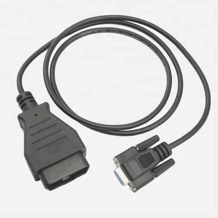 D-sub 9 至 OBD2 电缆 OBD 16 针连接器接口线束接线汽车接口扫描仪电缆 
