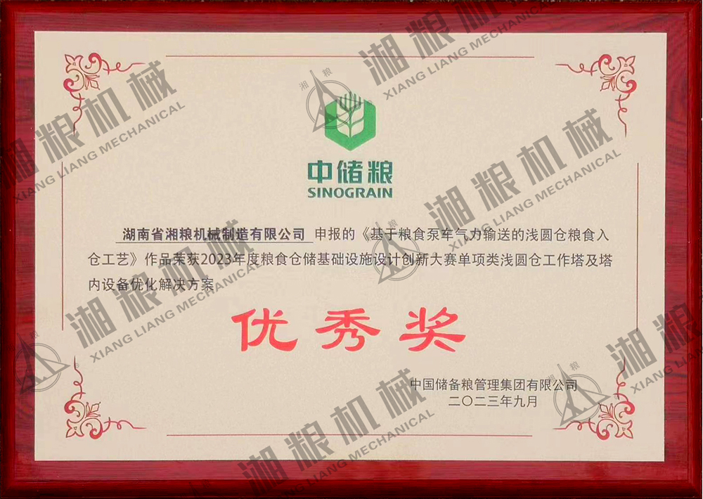中儲糧優(yōu)秀獎