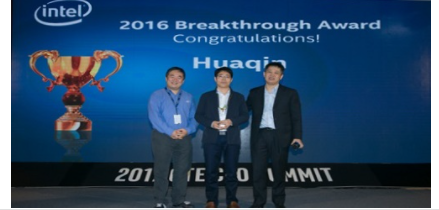 华体会手机在线登录荣膺Intel 2016 Breakthrough Award大奖