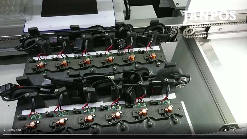 Capacitance direction & line sequence color detection Capacitance direction & line sequence color detection