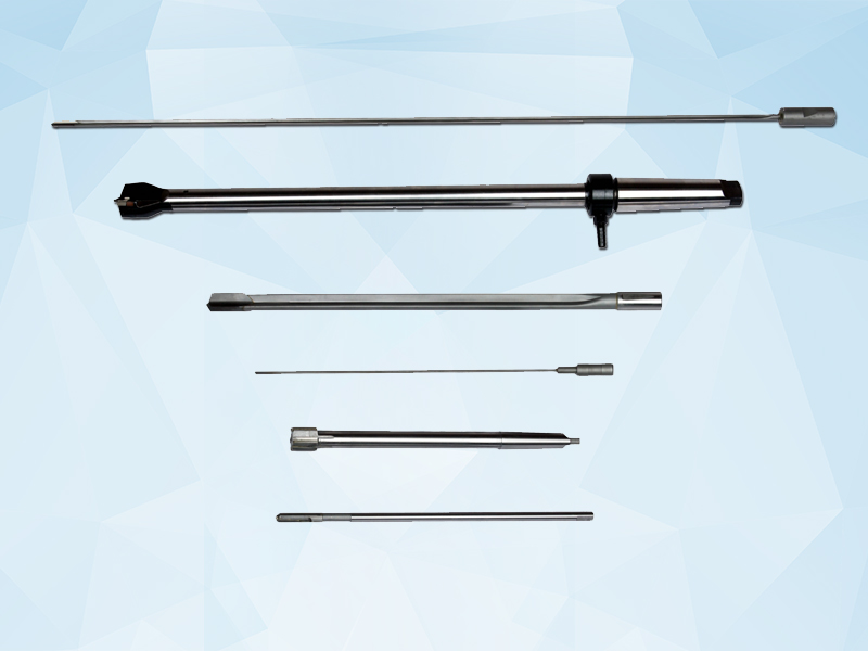 Gun drill gun hinge