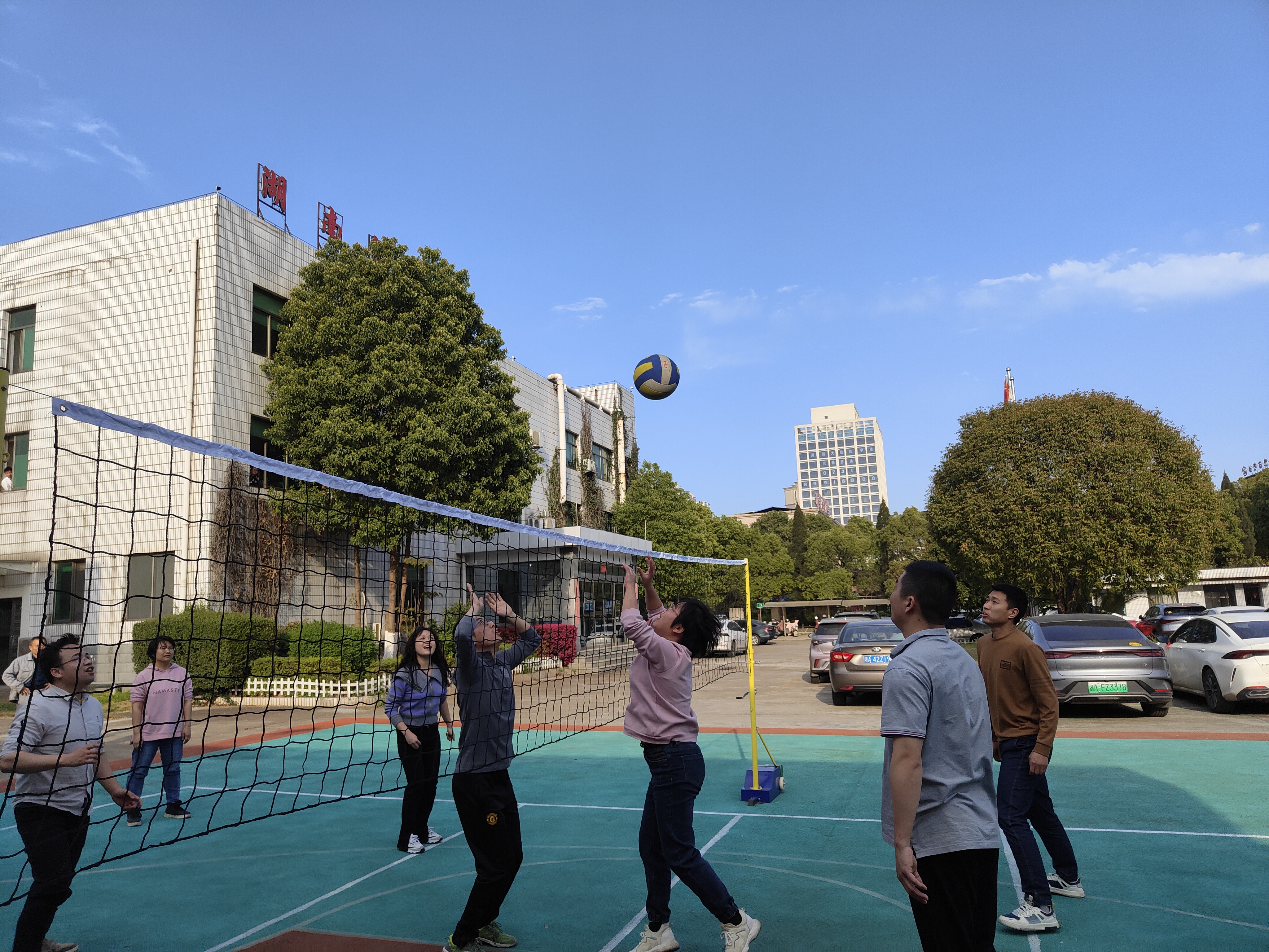 活動集錦︱福來格開展三月職工氣排球比賽
