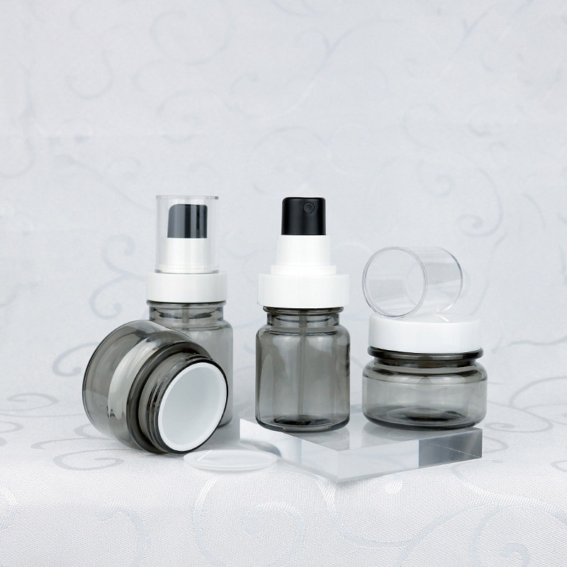 PET塑料瓶化妝品分裝瓶60ml精油瓶100ml噴霧瓶30g50g膏霜瓶