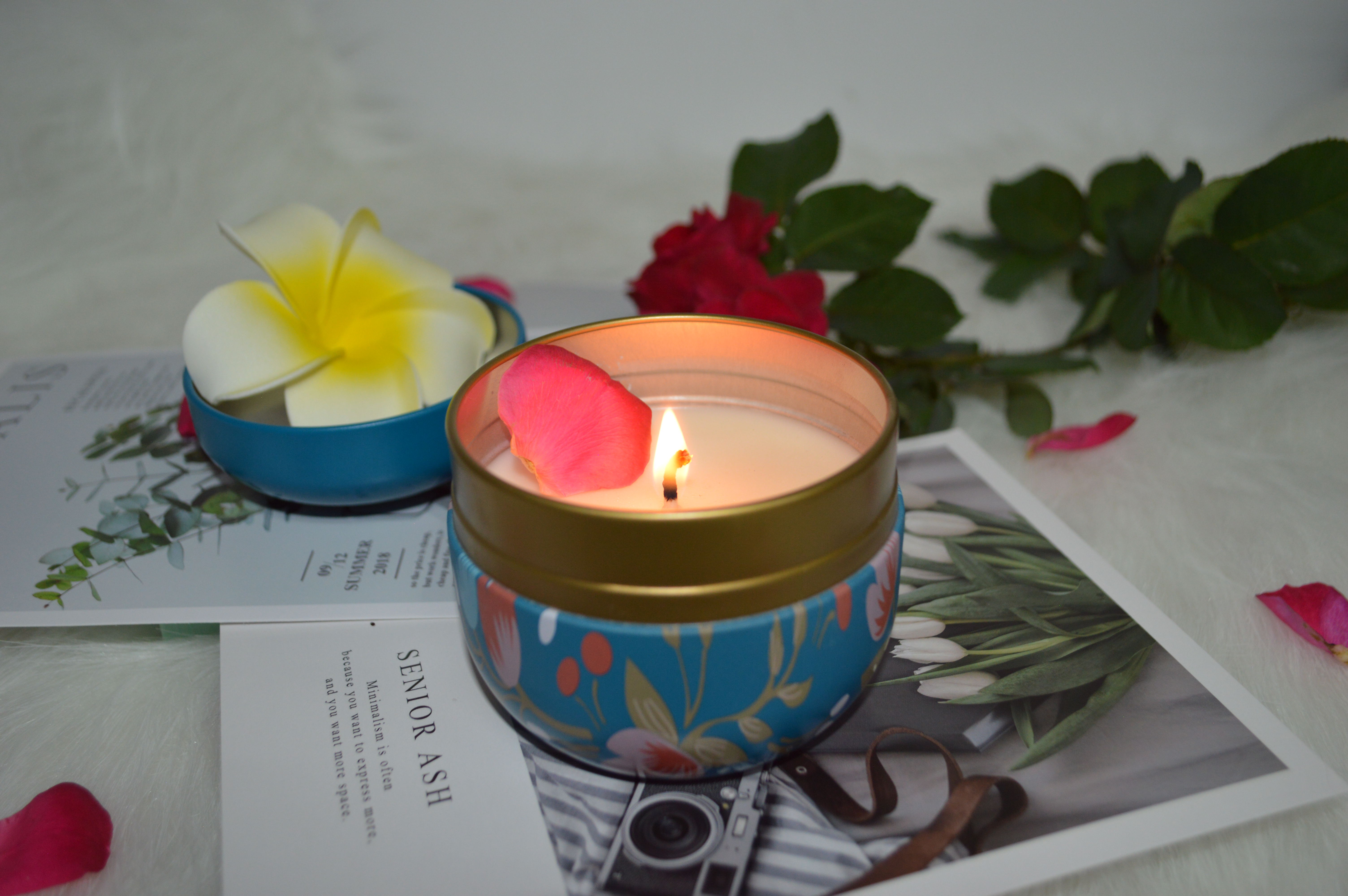 ML-778  Hot sale customized  tin scented candle jar