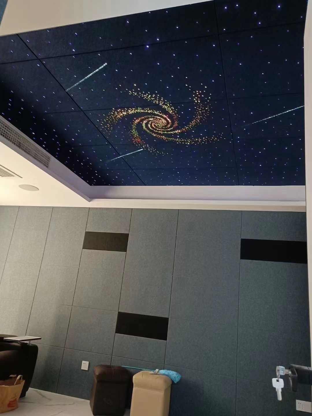 Galaxy Starry acoustic ceiling meteor shooting star