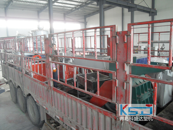 Delivery for WPC wall decoration profile machine