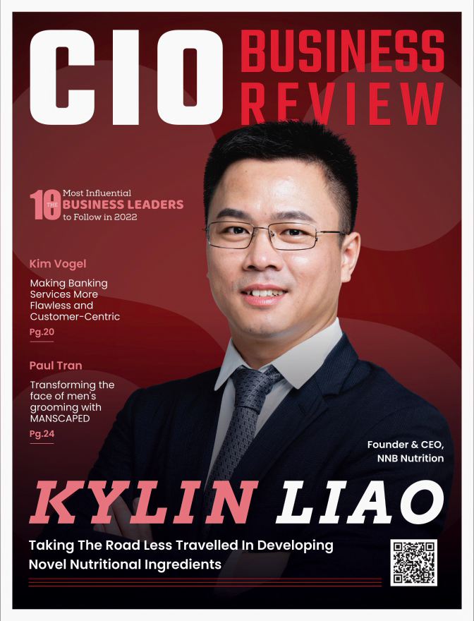 祝賀！NNB創(chuàng)始人兼董事長(zhǎng)廖琪林先生榮獲CIO Business Review雜志評(píng)選的“2022年10大最具影響力商業(yè)領(lǐng)袖”，并榮登封面！