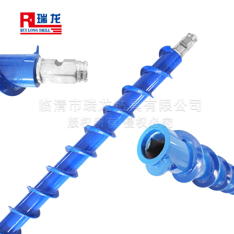 Φ100-B41-1000mm地質(zhì)螺旋鉆桿 煤鉆桿——瑞龍鉆具