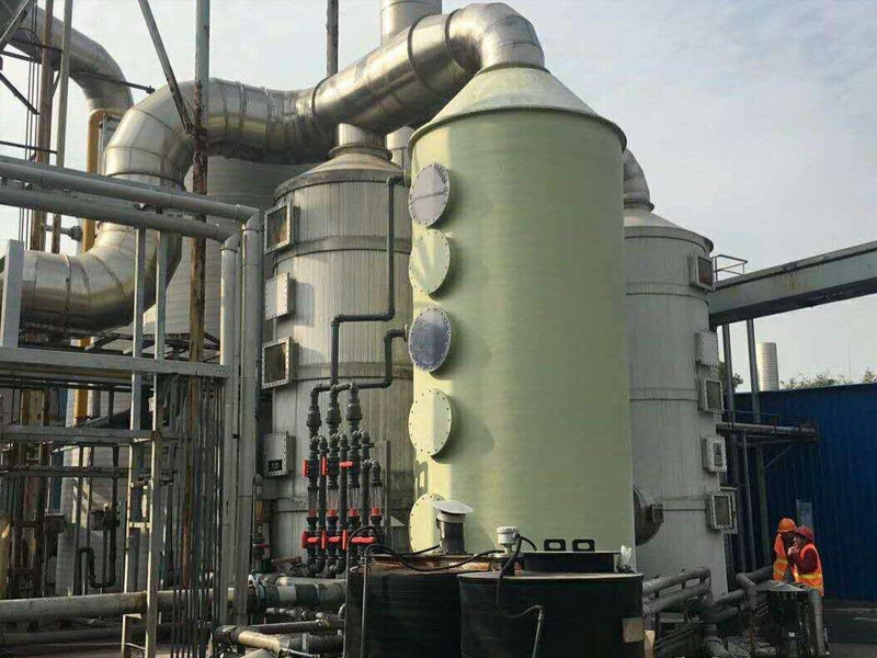 FRP acid mist absorption tower