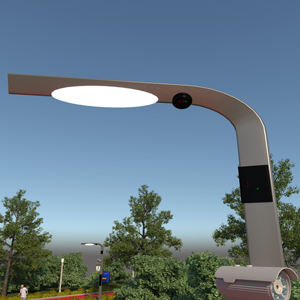 Face Intelligent Recognition Lamp Post