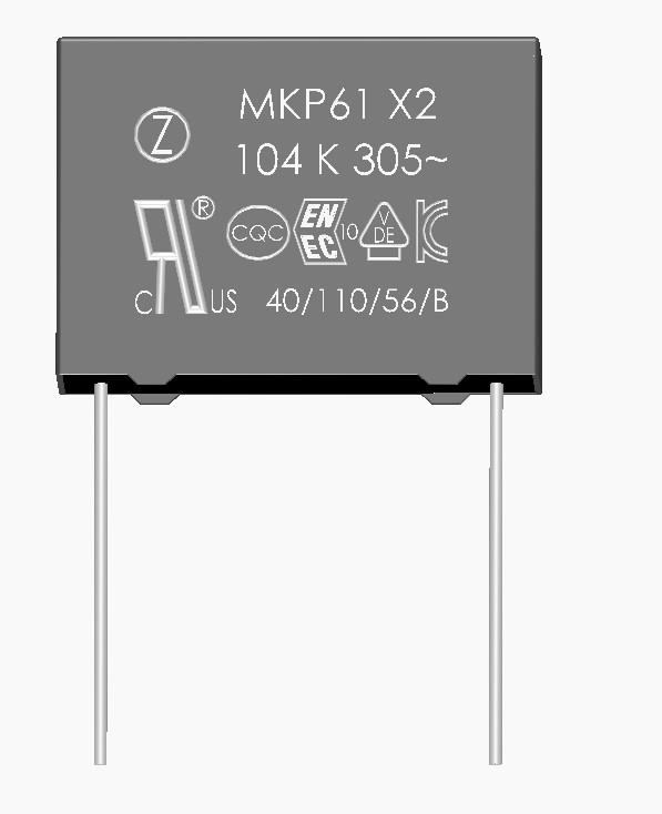 MKP61H_抑制电源电磁干扰薄膜电容器(X2类,THB,275Vac,305Vac,310Vac,350Vac)
