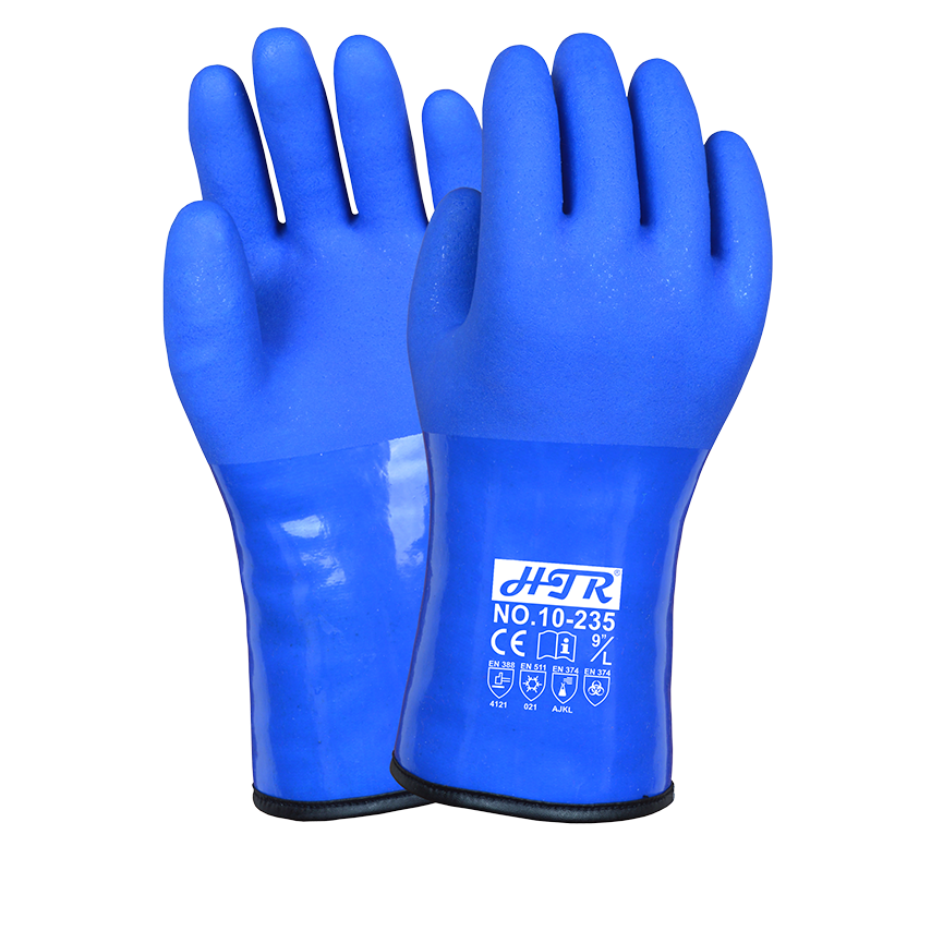 Cold proof and chemical resistant gloves