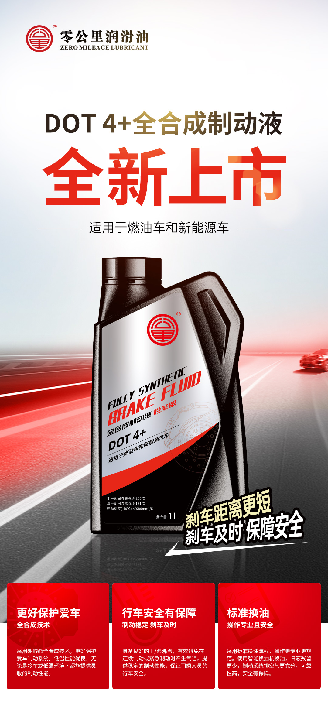 【零·新品】DOT4+制動液全新上線