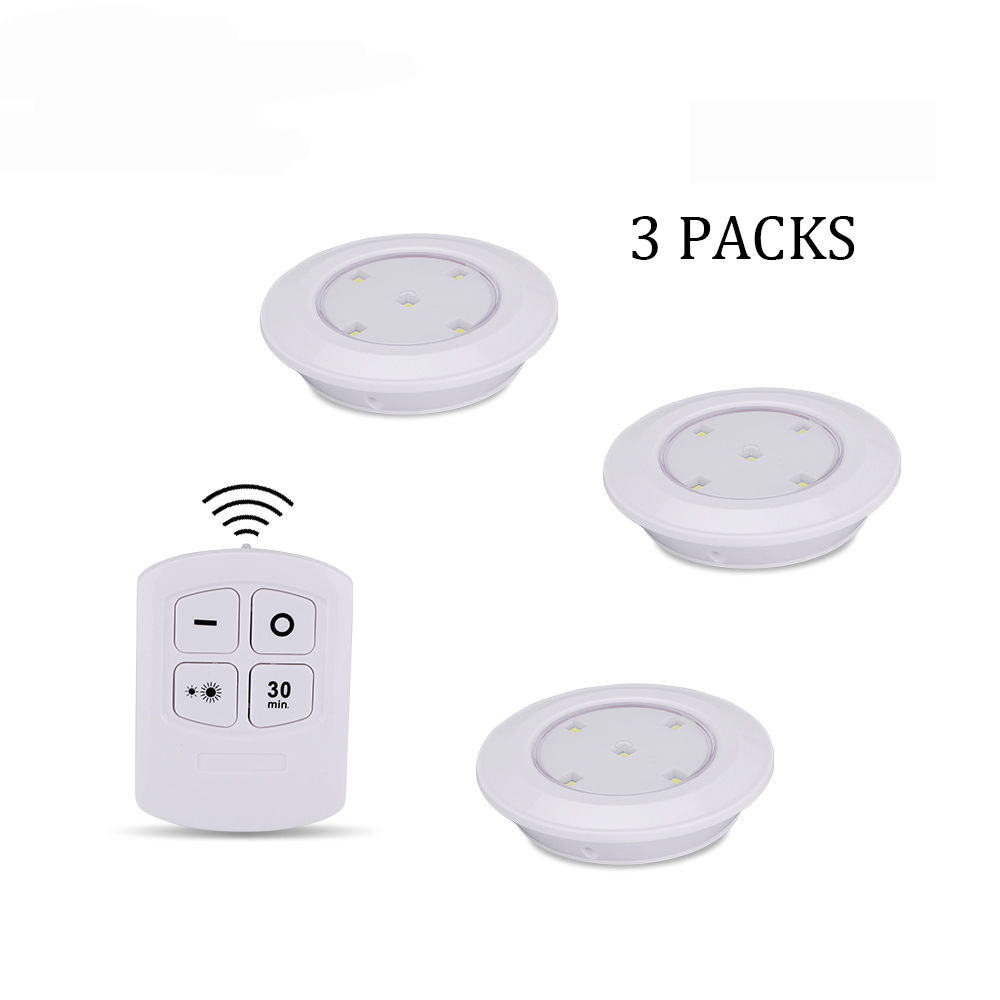 Promotion Gifts Remote Control Wardrobe Lights Cabinet Lamps 5 Led Night Tap Touch Light for Kitchen Cabinet