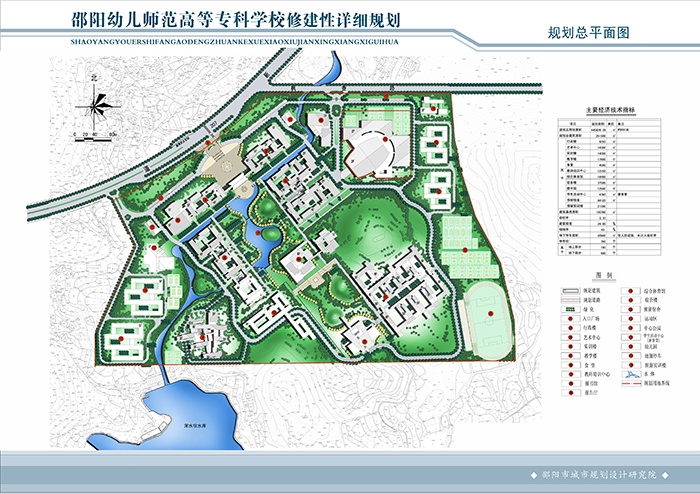 邵陽幼兒師范高等專科學校詳細規劃