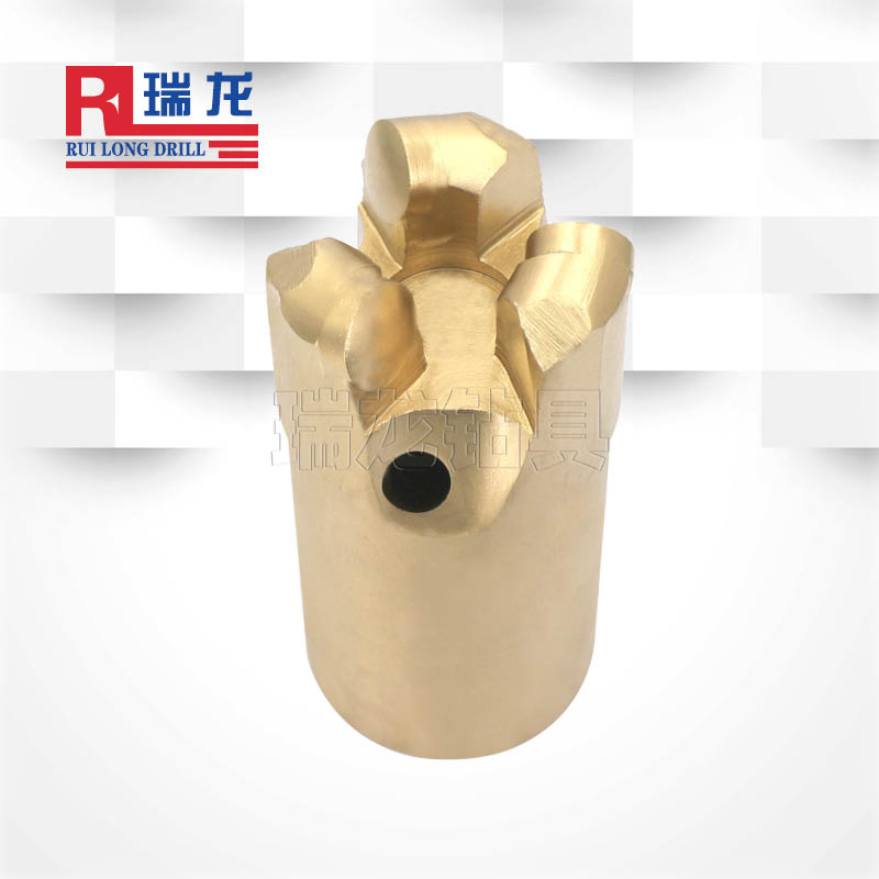 42三翼金剛石無(wú)芯鉆頭 PDC復合片1305UG球片鉆頭 瑞龍鉆具
