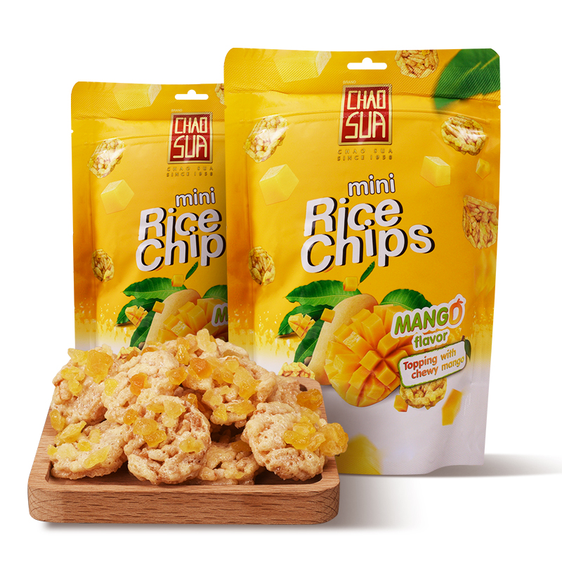 座山牌芒果味迷你米餅 (膨化食品)