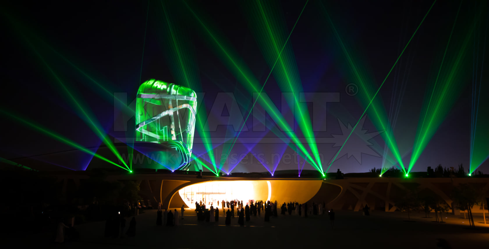 慶祝沙特阿拉伯第91個國慶日-KVANT（科旺特）激光秀
