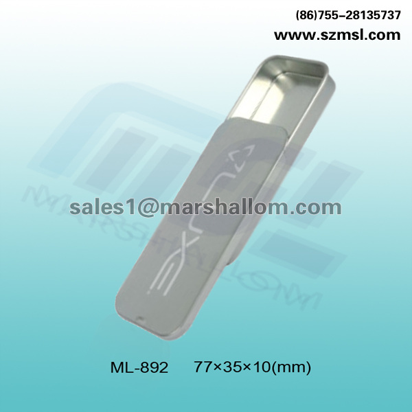 ML-892 Rectangular slip tin box