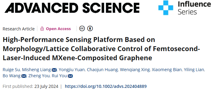 1 μm！飛秒激光誘導(dǎo)MXene復(fù)合石墨烯