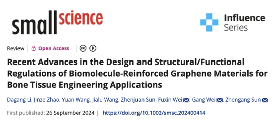 《Small Sci.》綜述：石墨烯材料在骨組織工程應(yīng)用的最新進(jìn)展和前景