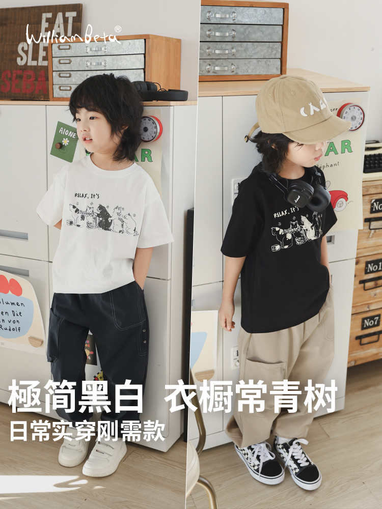  猫咪排队百次洗T恤