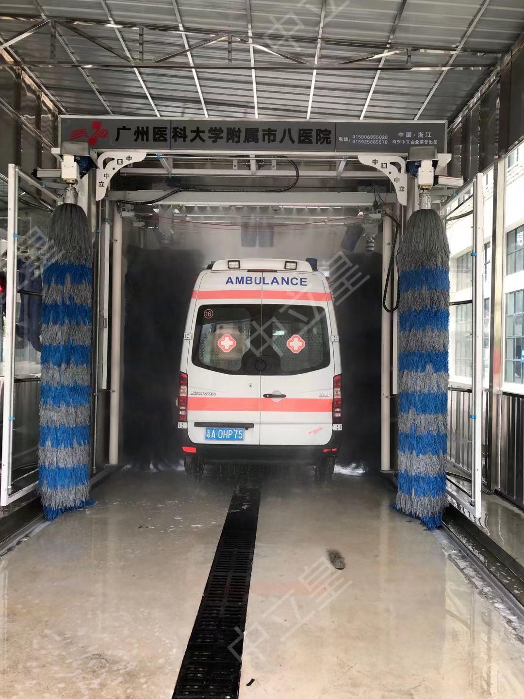 龍門往復式救護車洗車機