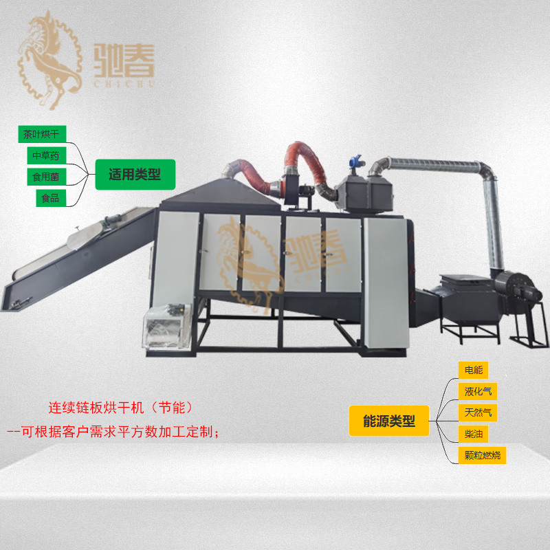 熱風(fēng)回收連續(xù)式鏈板烘干機(jī)