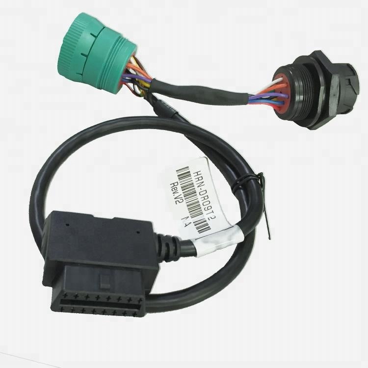 SAE J1939 帶 OBD2 電纜組件的車載診斷插頭到母連接器電纜 