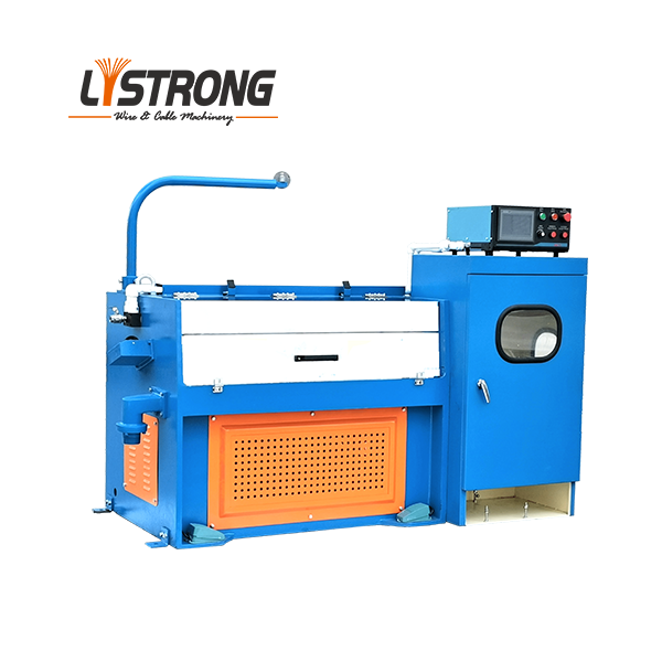Fine wire drawing machine with integrated controller