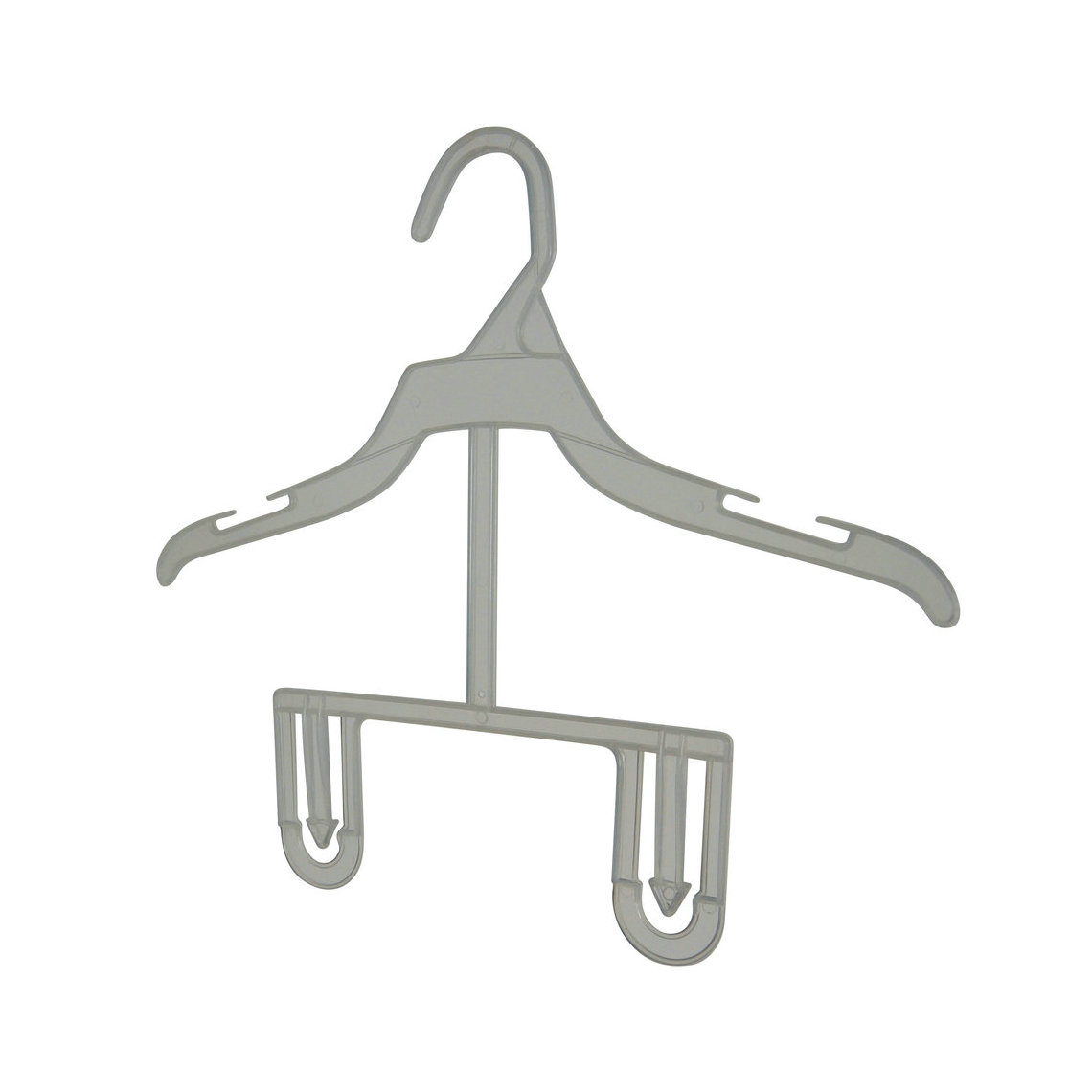 Lightweight double clothes hanger for drying babies clothes Lightweight double clothes hanger for drying babies clothes