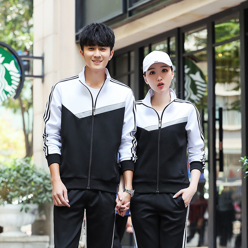運動休閑套裝中小學校服高中團體服廣場舞班服團購廣場舞運動套裝