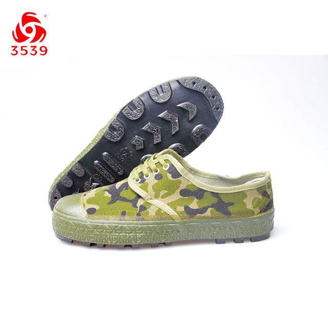 Low waist camouflage antiskid shoes (polyester filament)