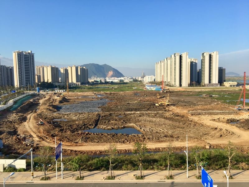 清溪路以北虹陽路（lù）以東4.4萬㎡地塊（kuài）軟基處理工程（chéng）