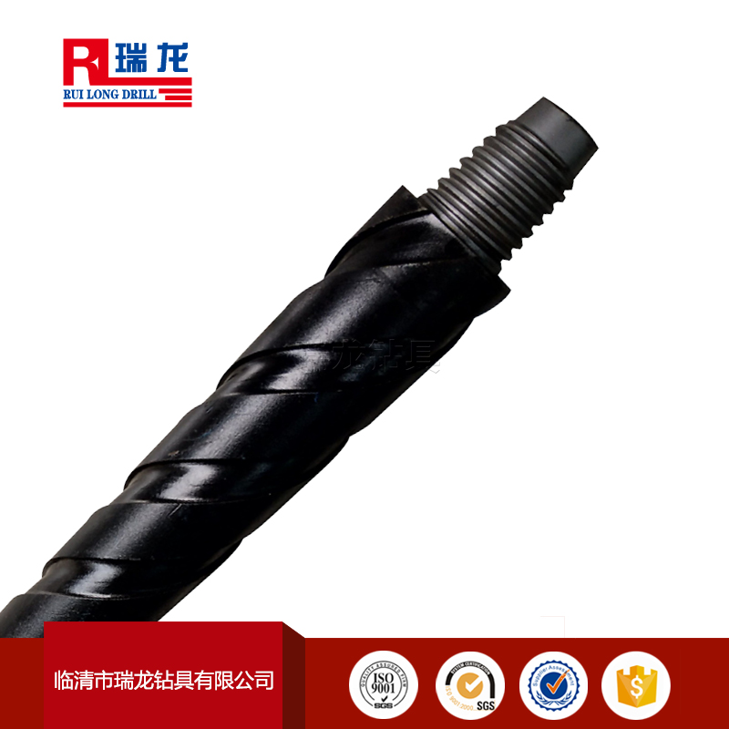 Φ73-53-6.35-1000mm刻槽鉆桿肋骨鉆桿瑞龍鉆具