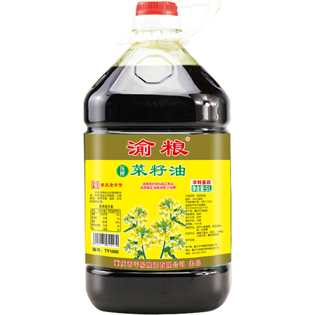 31-TY1005渝糧壓榨菜籽油5L