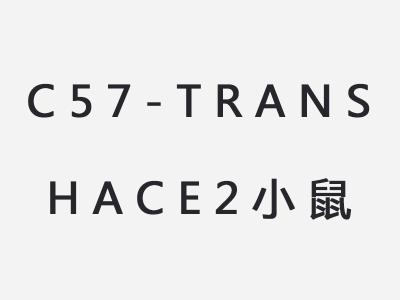 c57-trans hace2小鼠