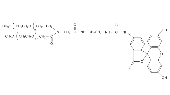 Y-shape PEG Fluorescein isothiocyanate