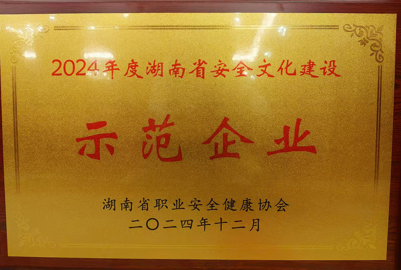 2024年度湖南省安全文化建設