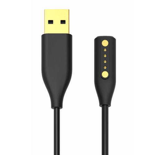 4 pin pogo USB magnetic  charging data cable 