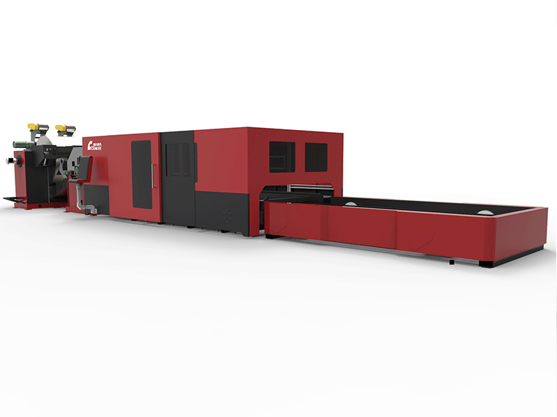 Automatic coil laser cutting machine