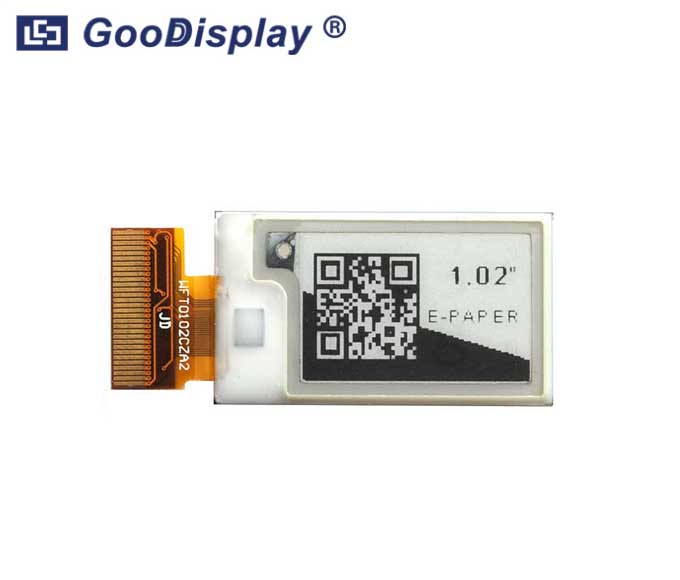1.02 inch mini partial refresh E Ink display, GDEW0102T4