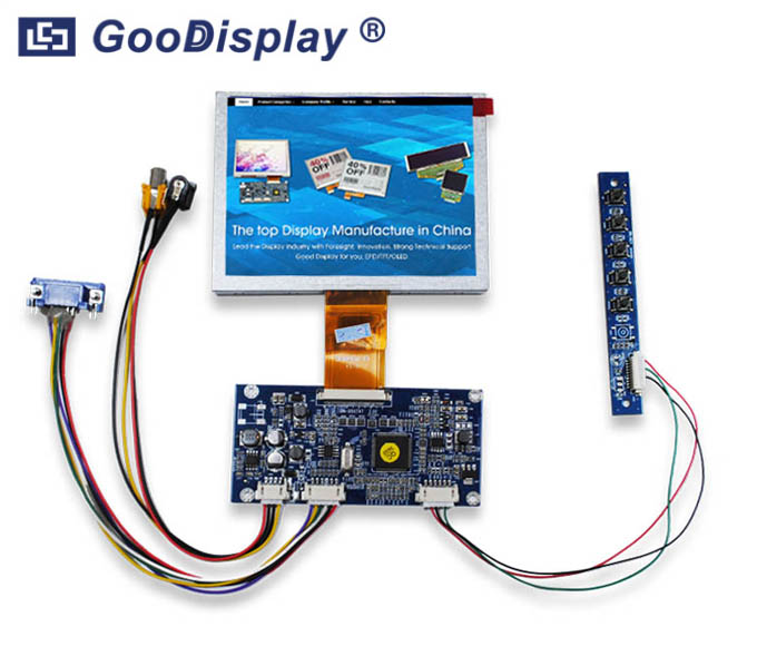 5.0 inch TFT LCD Display Module, Video VGA, GDN-D567AT-GTI050NA-08C