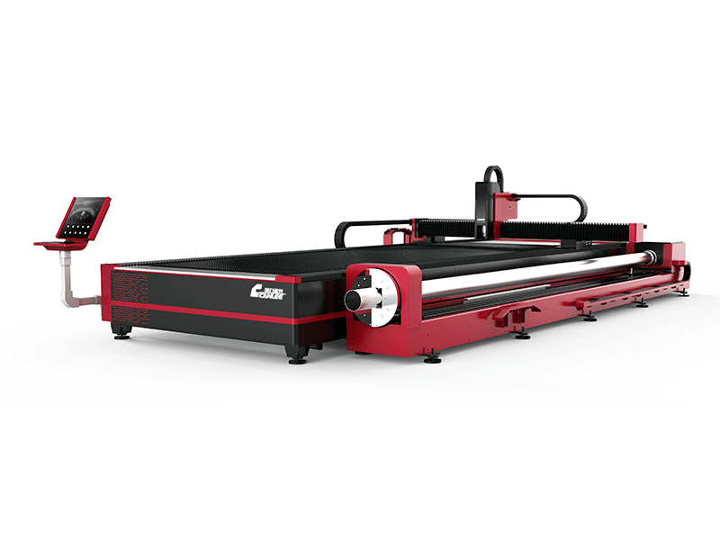 Tube-sheet integrated laser cutting machine